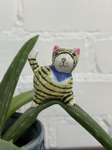 Small Wooden Yellow Cat