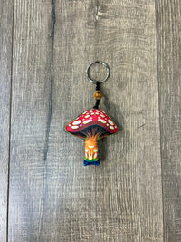 Mushroom Keyring