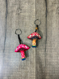Mushroom Keyring