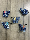 Indigo Elephant Keyring