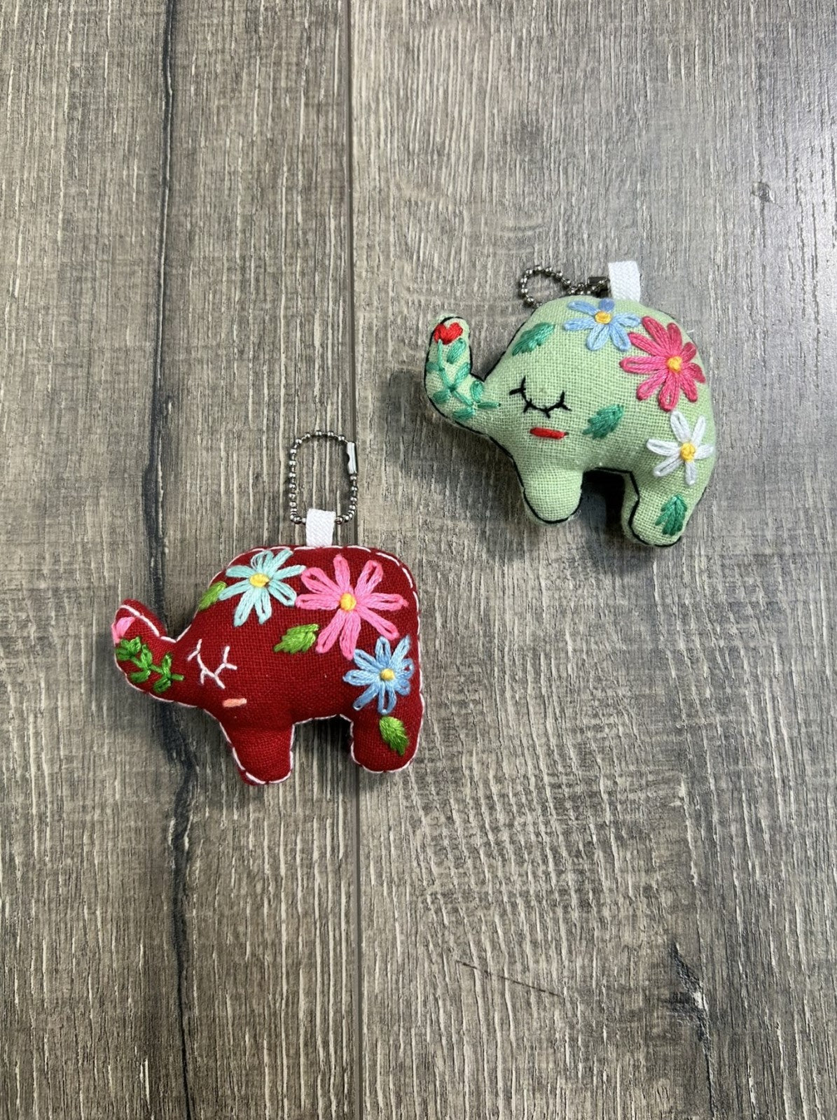 Embroidered Elephant Hanger