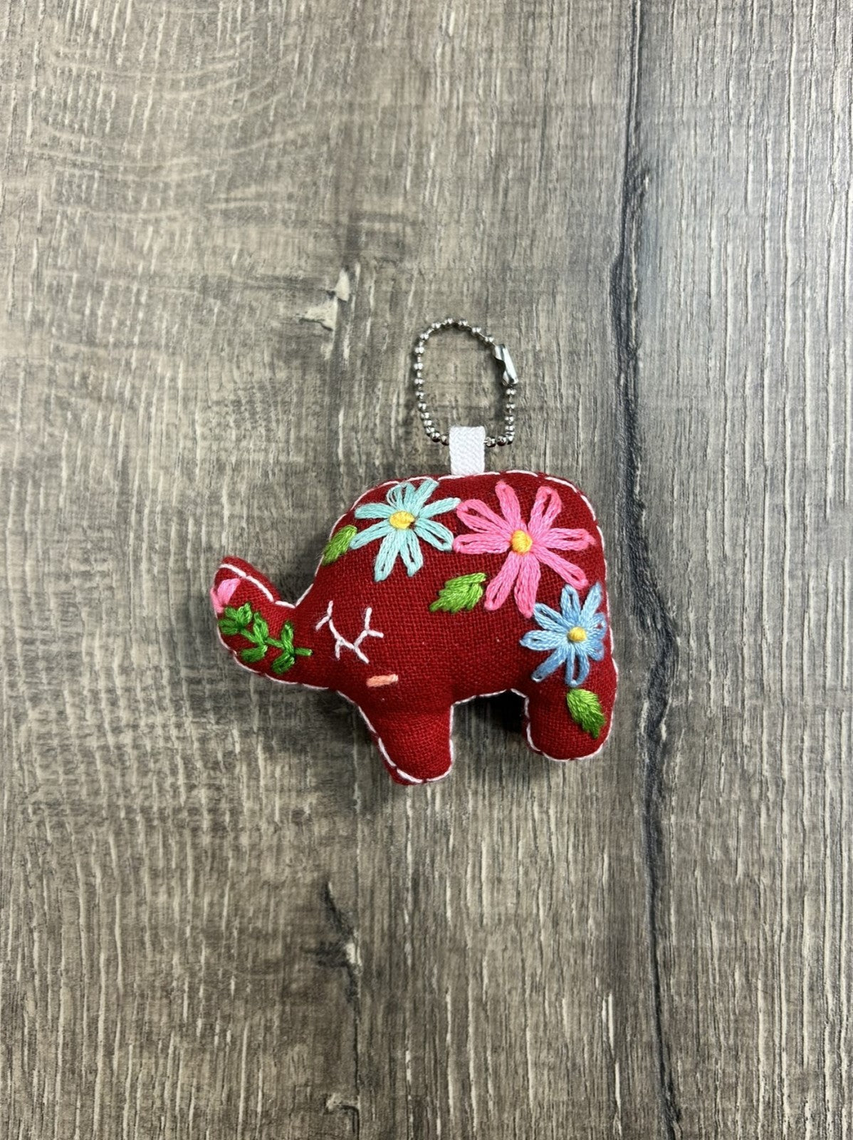 Embroidered Elephant Hanger
