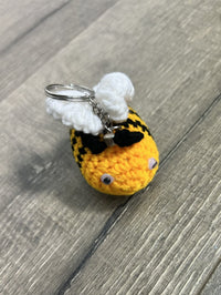 Knitted Bee Keyring