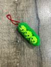 Knitted Peas In A Pod Keyring
