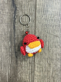 Knitted Penguin Keyring
