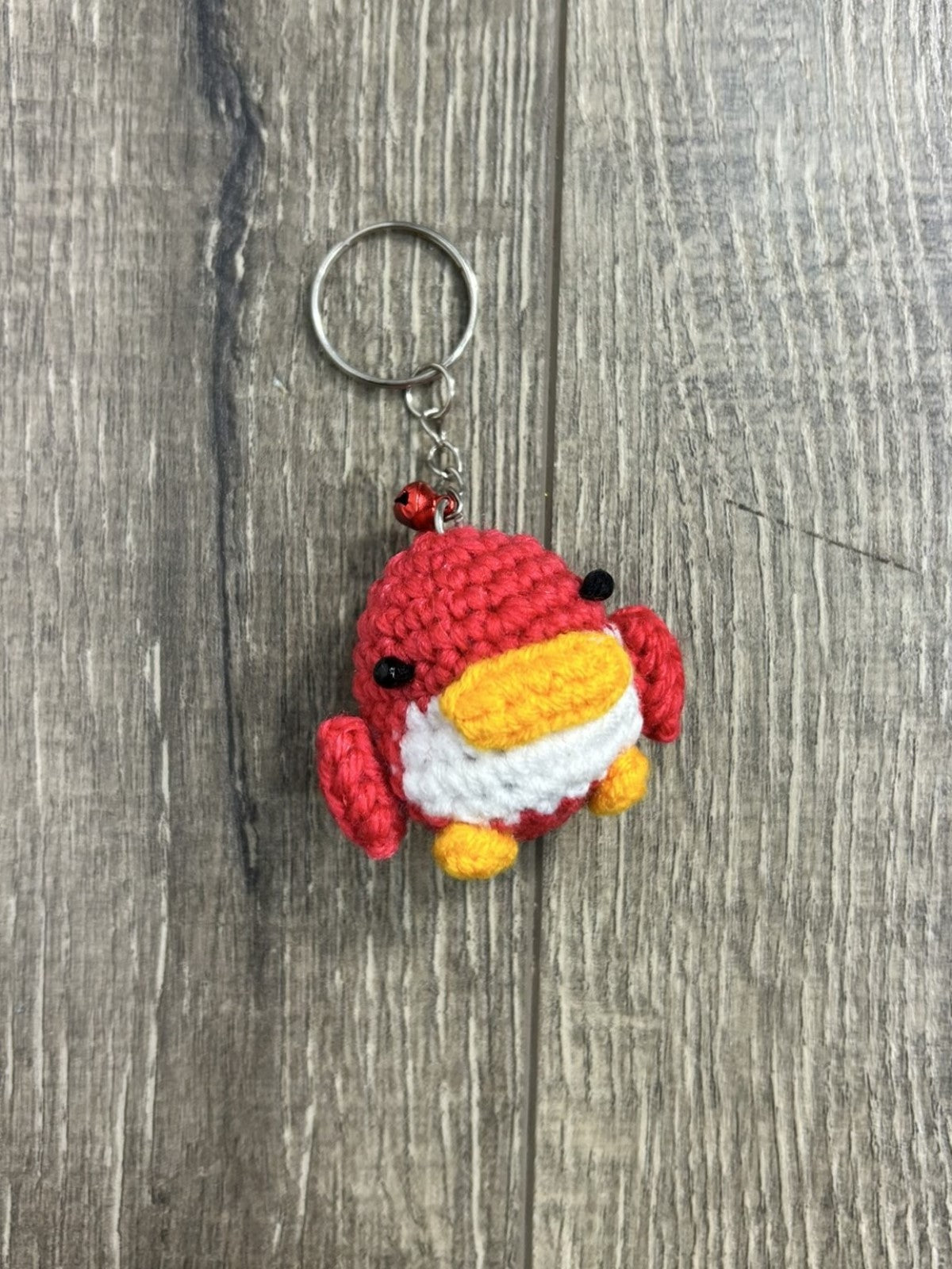 Knitted Penguin Keyring