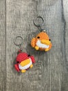 Knitted Penguin Keyring