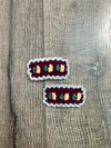 Knitted Pair Of Hair Clips