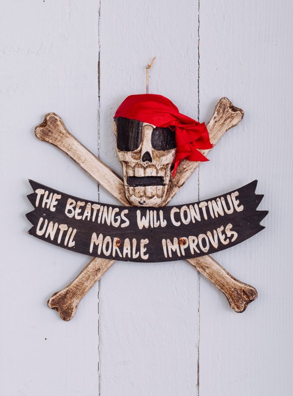 The Beatings Will Continue... Plaque