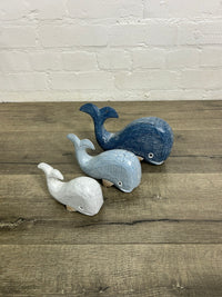 Set of Three Whales
