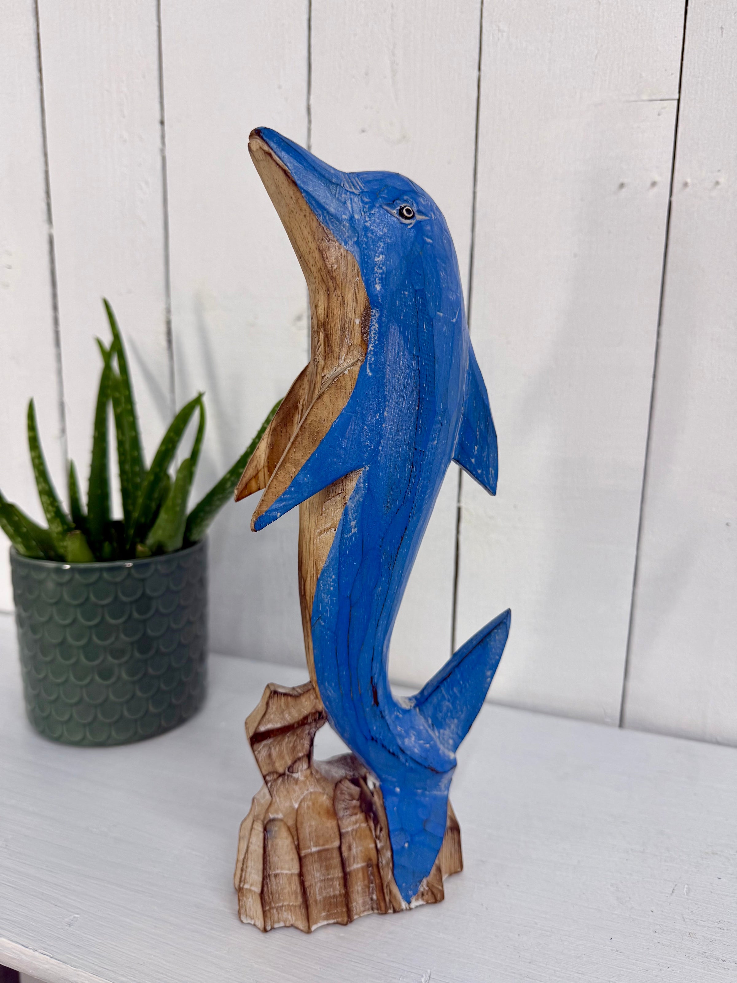 Carved Wooden Dolphin