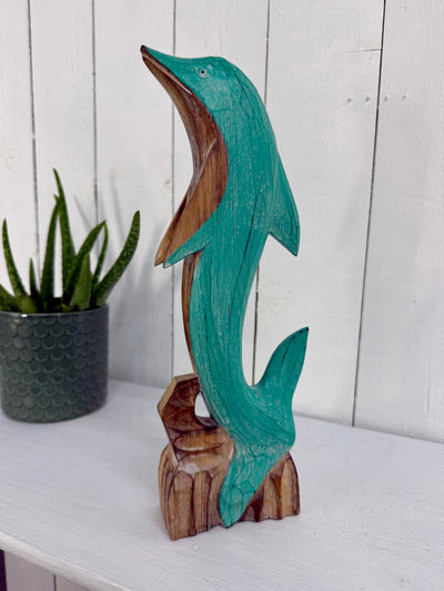 Carved Wooden Dolphin