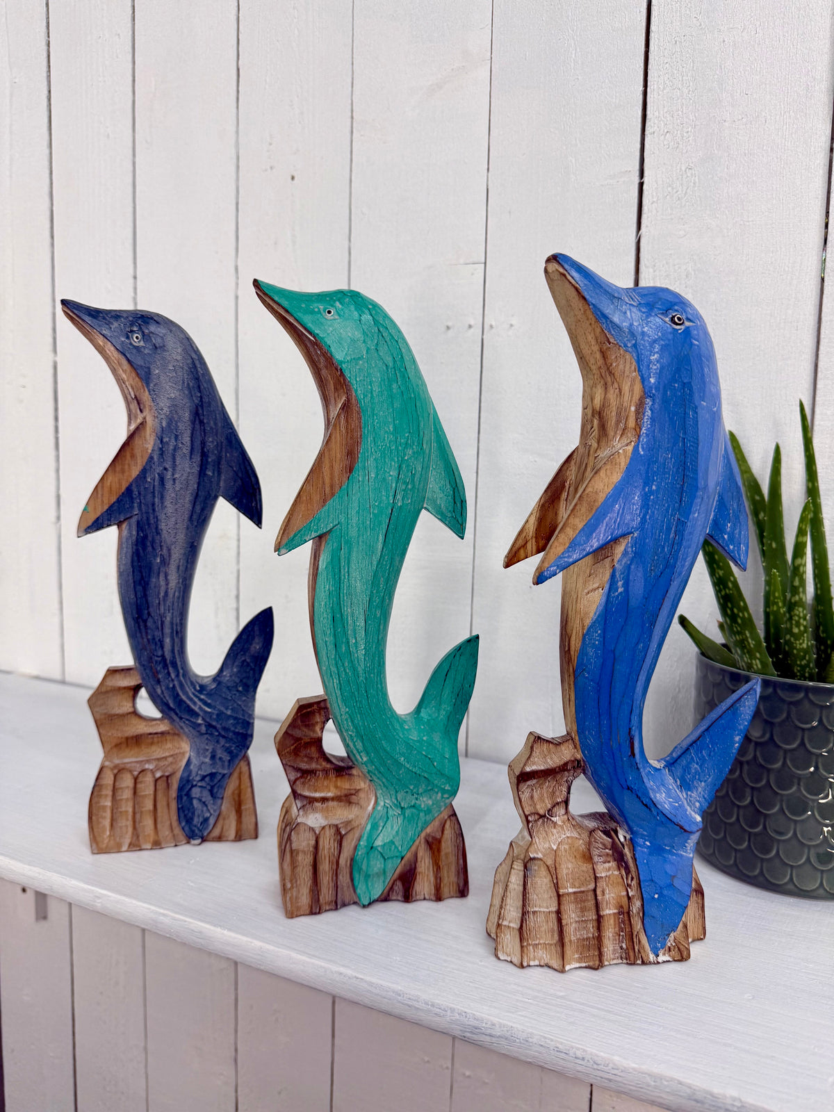 Carved Wooden Dolphin