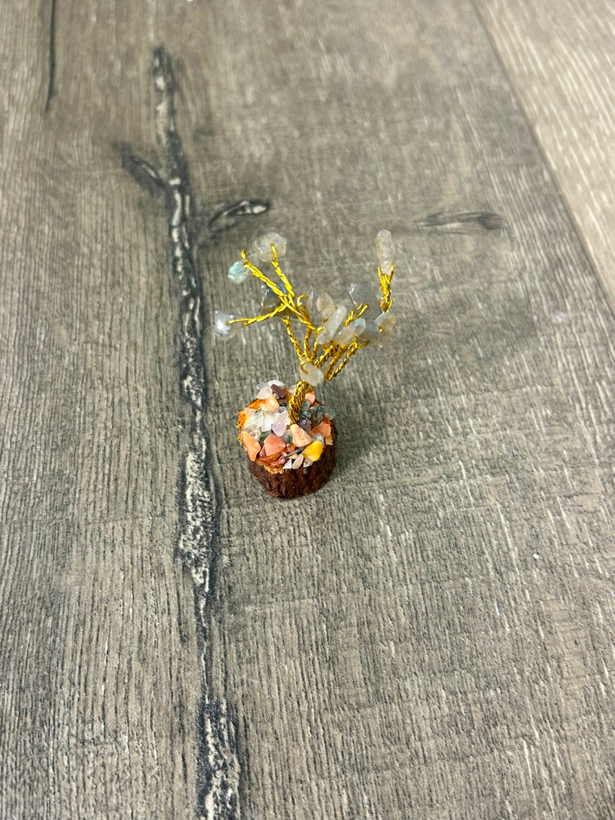 Set of 12 Crystal Trees