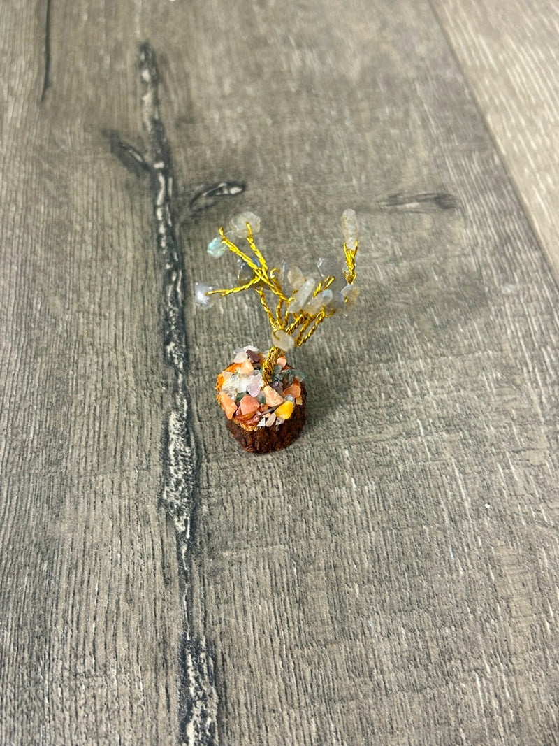 Set of 12 Crystal Trees
