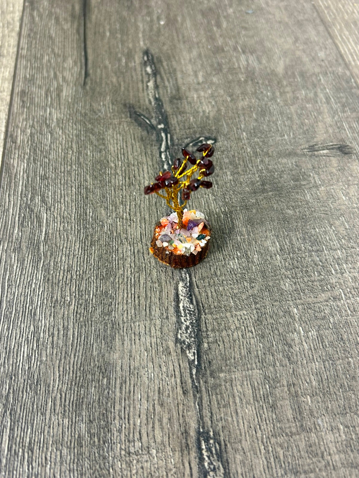 Set of 12 Crystal Trees