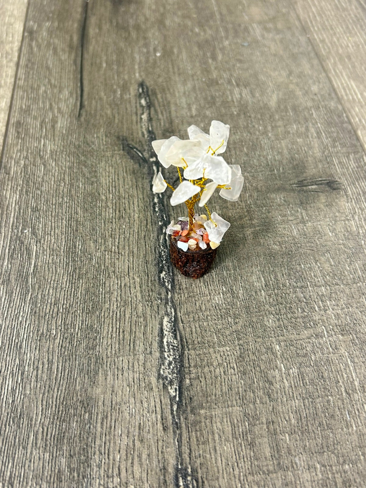 Set of 12 Crystal Trees