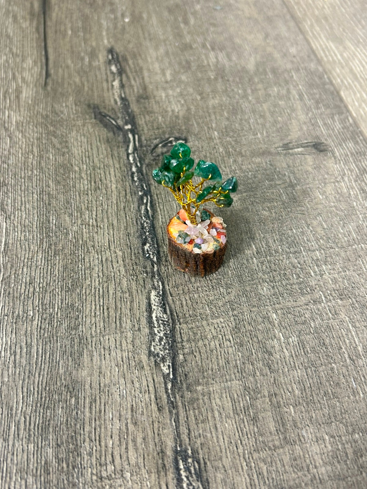 Set of 12 Crystal Trees