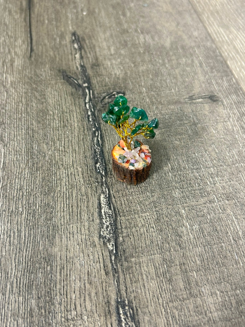 Set of 12 Crystal Trees