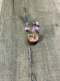 Set of 12 Crystal Trees