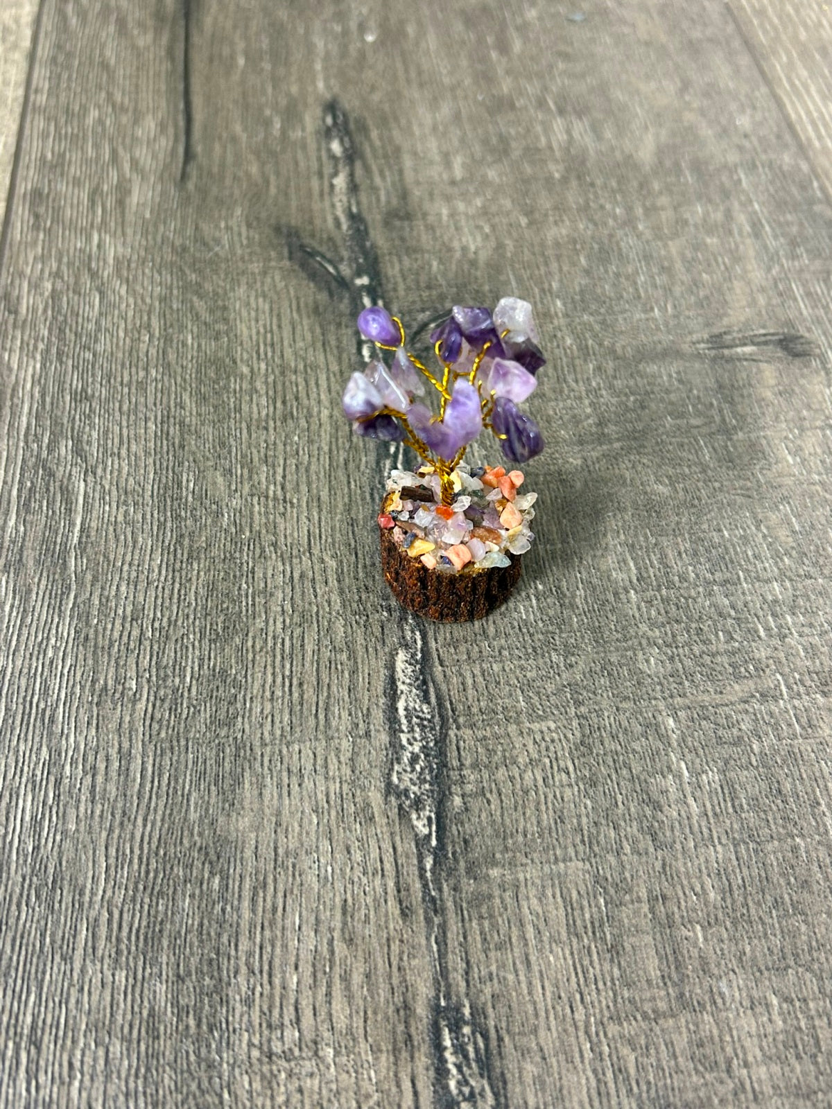 Set of 12 Crystal Trees