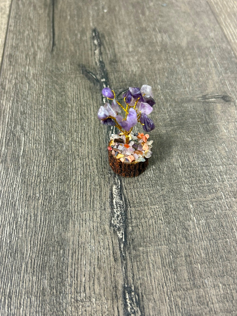 Set of 12 Crystal Trees