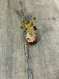 Set of 12 Crystal Trees