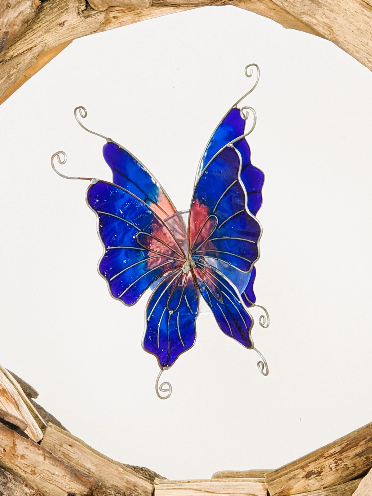 Blue Butterfly Window Sticker