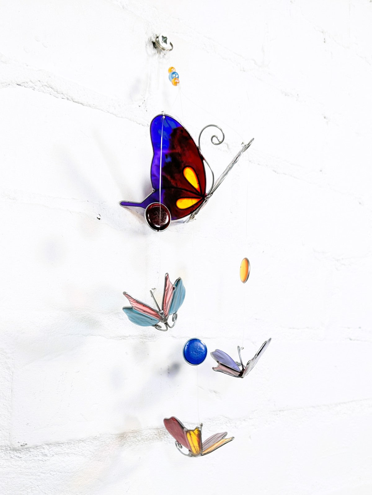 Hanging Butterfly Mobile Suncatcher