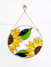 Round Sunflower Suncatcher