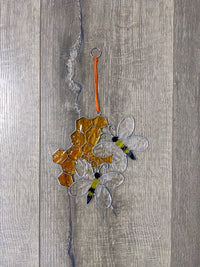 Bee & Honeycomb Suncatcher