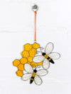 Bee & Honeycomb Suncatcher