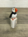Puffin On a Log