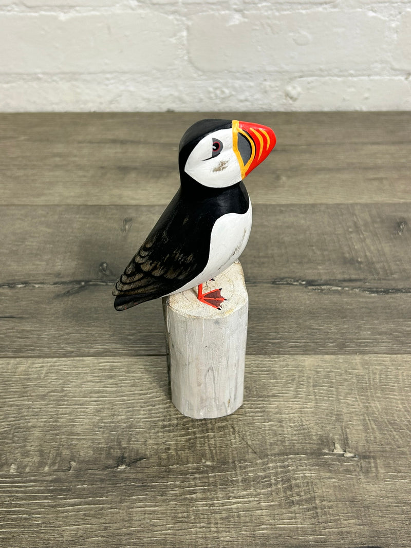 Puffin On a Log