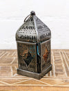 Zinc Antique Multi Glass Lantern