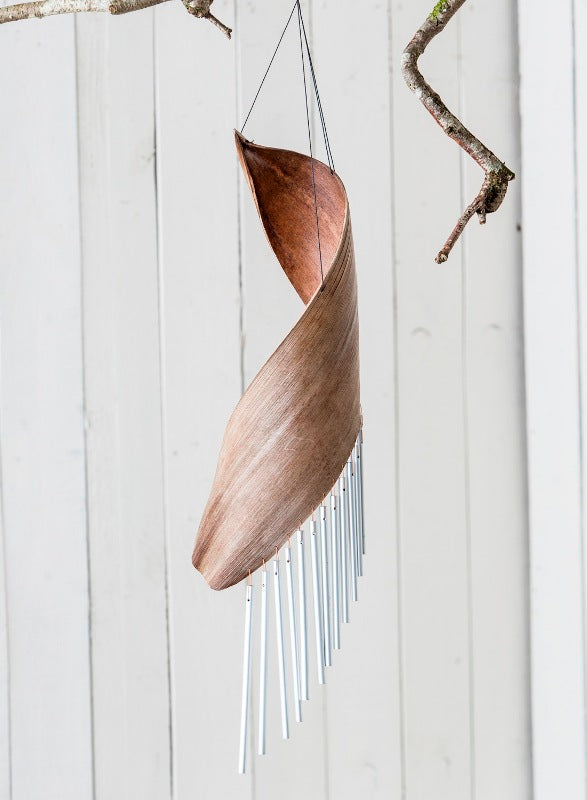 Natural Coconut Leaf Windchime