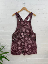 Screen Print Short Dungarees