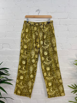 Screen Print Straight Trousers