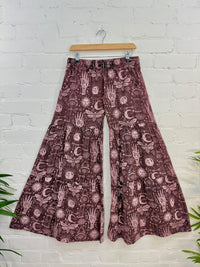 Screen Print Wide Leg trousers