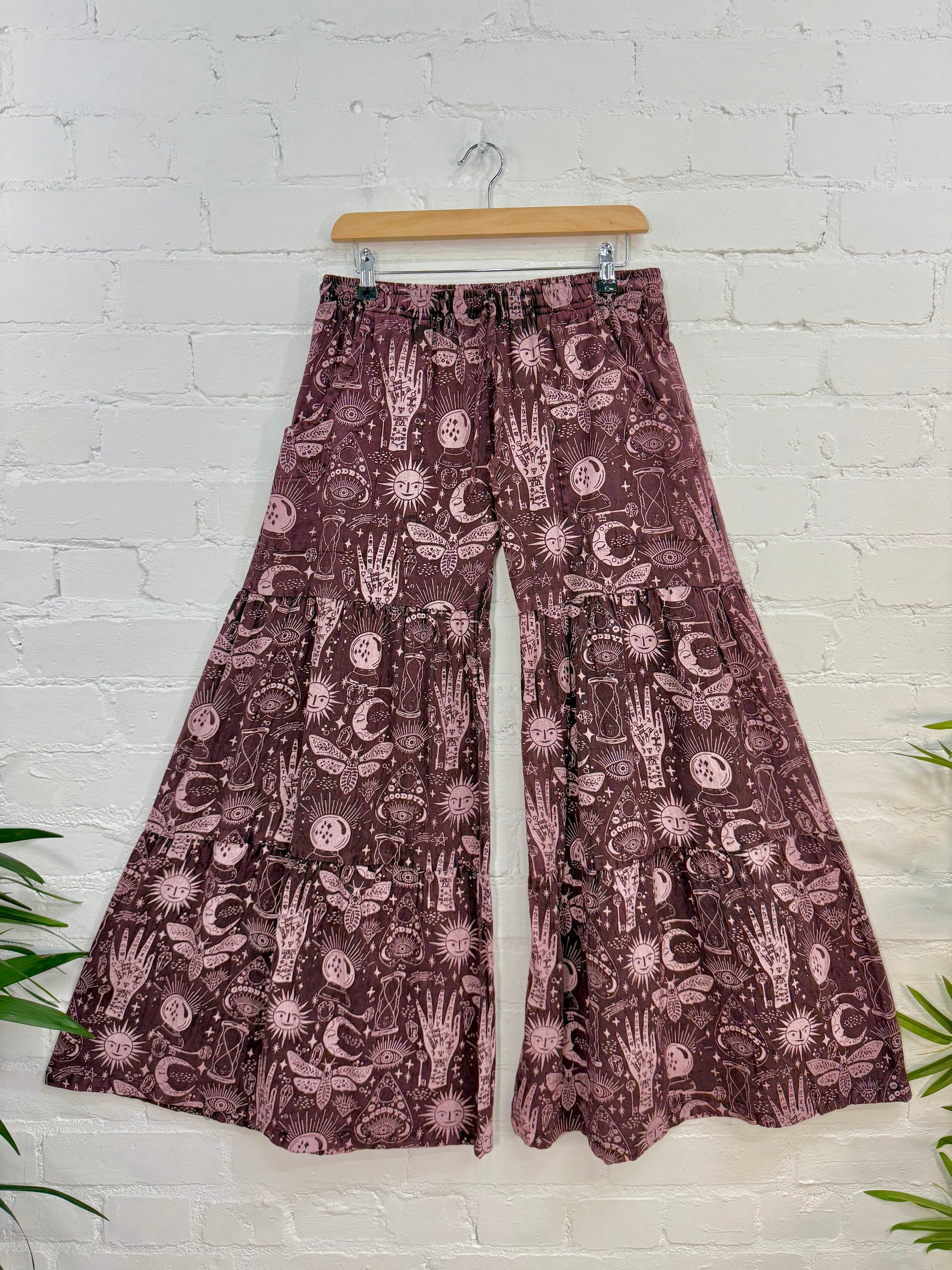 Screen Print Wide Leg trousers