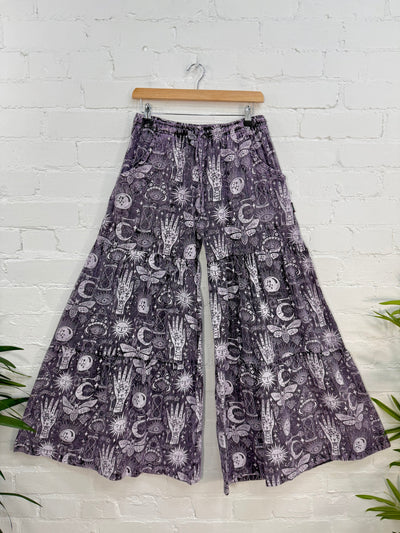 Screen Print Wide Leg trousers