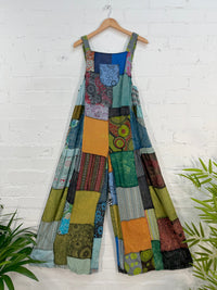 Patchwork Loose Oversized Jumpsuit