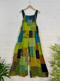 Patchwork Loose Oversized Jumpsuit