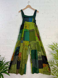 Patchwork Loose Oversized Jumpsuit