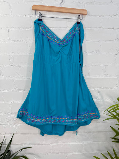 Short Sleeve Halter Top