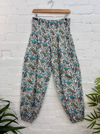 Batik Print Elasticated Harems