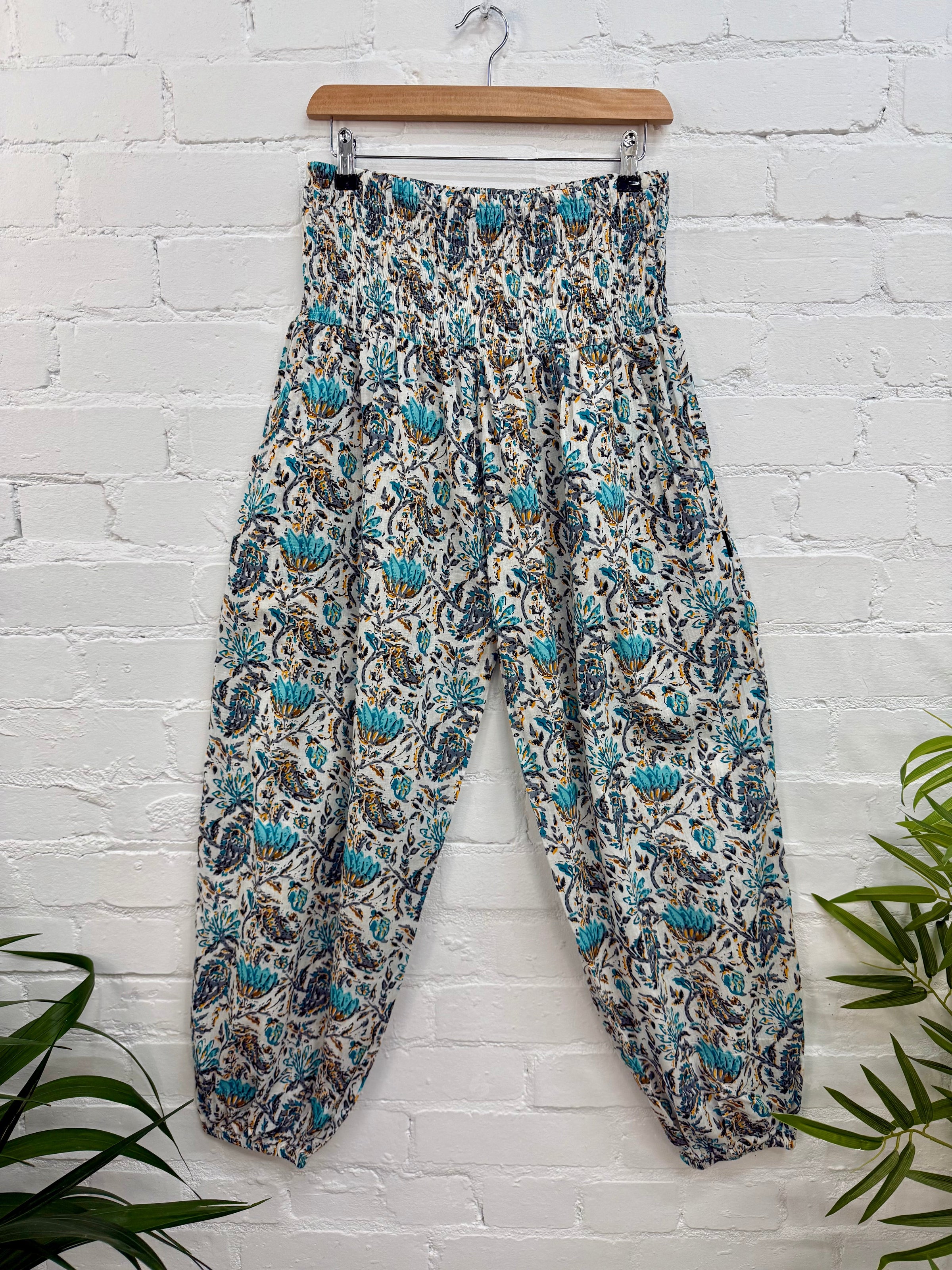 Batik Print Elasticated Harems