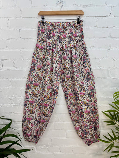 Batik Print Elasticated Harems