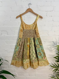 Jaipuri Print Panelled Short Dress