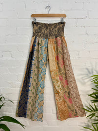 Jaipuri Print Panelled Straight Leg Trousers